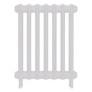 Emmeline I - Ceramic White Cast Iron Column Radiator H607mm x W496mm 1 Column - Wall Hung