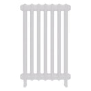 Emmeline I - Ceramic White Cast Iron Column Radiator H807mm x W496mm 1 Column - Wall Hung