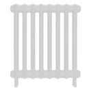 Emmeline I - Ceramic White Cast Iron Column Radiator H607mm x W562mm 1 Column - Wall Hung