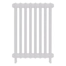 Emmeline I - Ceramic White Cast Iron Column Radiator H807mm x W562mm 1 Column - Wall Hung