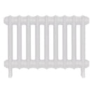 Emmeline I - Ceramic White Cast Iron Column Radiator H407mm x W629mm 1 Column - Wall Hung