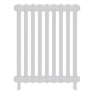 Emmeline I - Ceramic White Cast Iron Column Radiator H807mm x W629mm 1 Column - Wall Hung