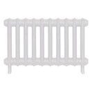 Emmeline II - Ceramic White Cast Iron Column Radiator H413mm x W695mm 2 Column - Wall Hung
