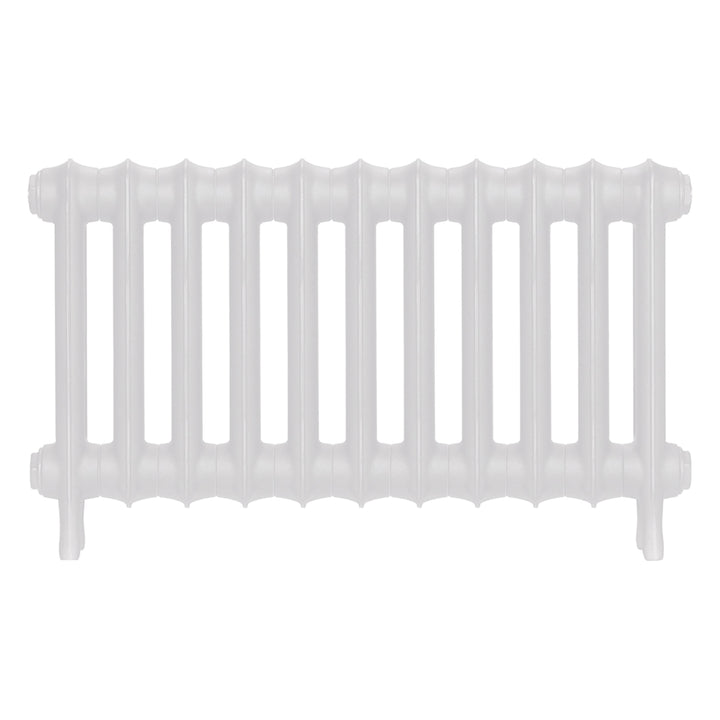 Emmeline II - Ceramic White Cast Iron Column Radiator H413mm x W762mm 2 Column - Wall Hung