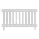 Emmeline II - Ceramic White Cast Iron Column Radiator H413mm x W762mm 2 Column - Wall Hung