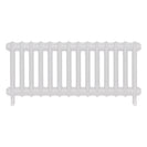 Emmeline II - Ceramic White Cast Iron Column Radiator H413mm x W961mm 2 Column - Wall Hung