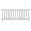 Emmeline II - Ceramic White Cast Iron Column Radiator H413mm x W1028mm 2 Column - Wall Hung