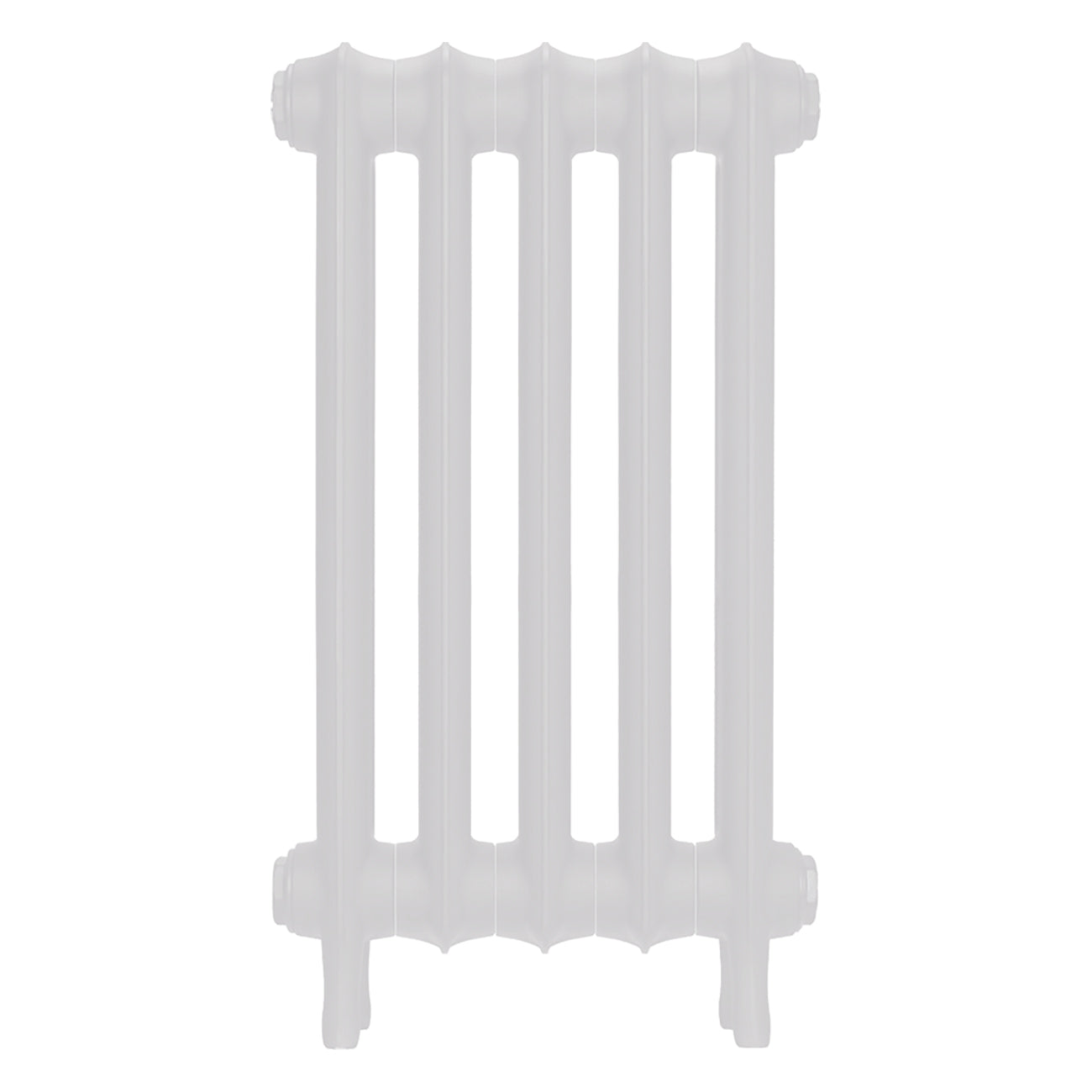 Emmeline II - Ceramic White Cast Iron Column Radiator H613mm x W363mm 2 Column - Wall Hung