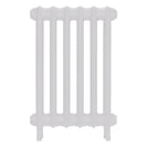 Emmeline II - Ceramic White Cast Iron Column Radiator H613mm x W429mm 2 Column - Wall Hung
