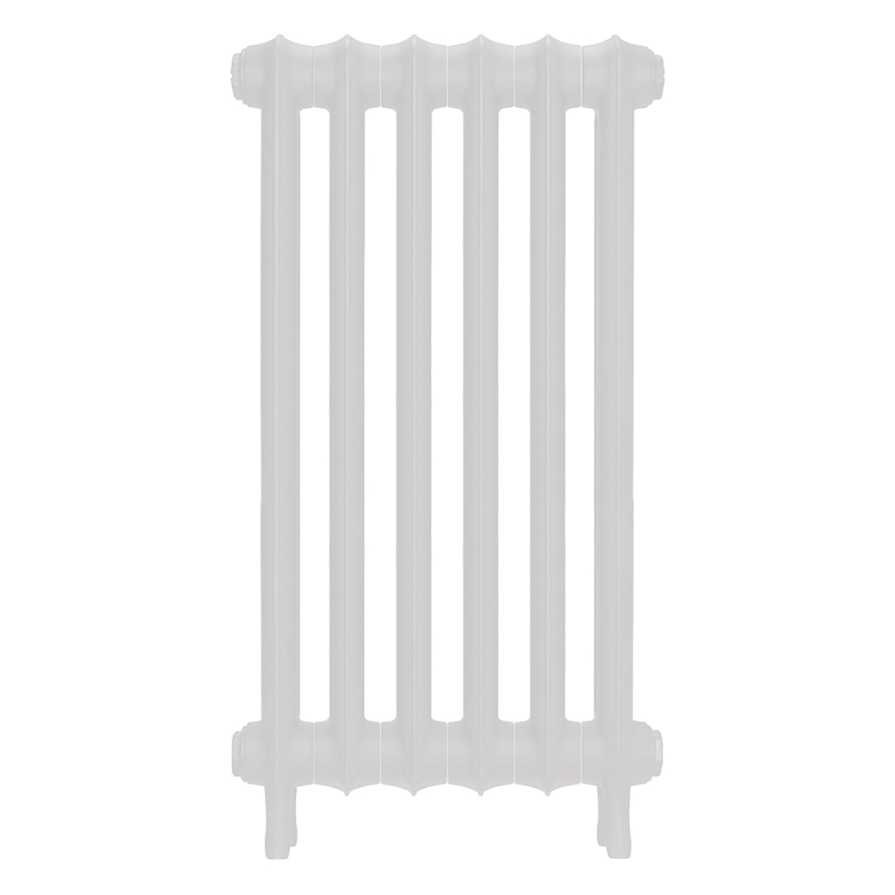 Emmeline II - Ceramic White Cast Iron Column Radiator H813mm x W429mm 2 Column - Wall Hung