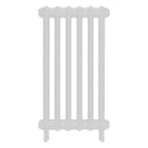 Emmeline II - Ceramic White Cast Iron Column Radiator H813mm x W429mm 2 Column - Wall Hung