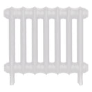 Emmeline II - Ceramic White Cast Iron Column Radiator H413mm x W496mm 2 Column - Wall Hung