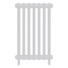 Emmeline II - Ceramic White Cast Iron Column Radiator H813mm x W496mm 2 Column - Wall Hung