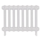 Emmeline II - Ceramic White Cast Iron Column Radiator H413mm x W562mm 2 Column - Wall Hung