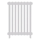 Emmeline II - Ceramic White Cast Iron Column Radiator H813mm x W562mm 2 Column - Wall Hung