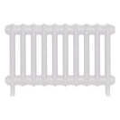 Emmeline III - Ceramic White Cast Iron Column Radiator H416mm x W695mm 3 Column - Wall Hung