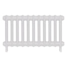 Emmeline III - Ceramic White Cast Iron Column Radiator H416mm x W762mm 3 Column - Wall Hung