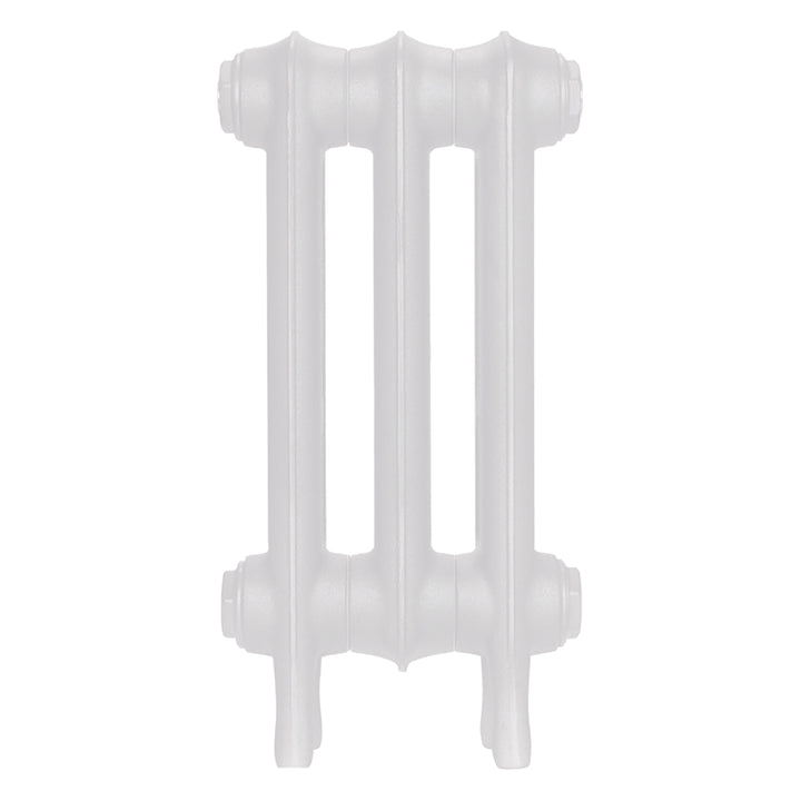 Emmeline III - Ceramic White Cast Iron Column Radiator H416mm x W230mm 3 Column - Wall Hung