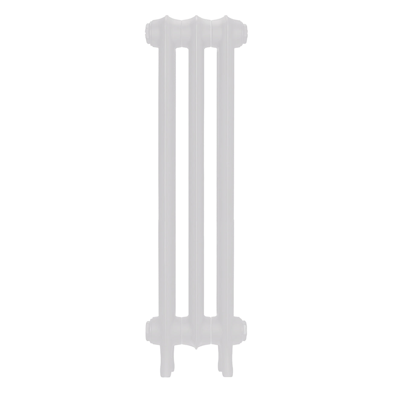 Emmeline III - Ceramic White Cast Iron Column Radiator H816mm x W230mm 3 Column - Wall Hung