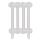 Emmeline III - Ceramic White Cast Iron Column Radiator H416mm x W296mm 3 Column - Wall Hung