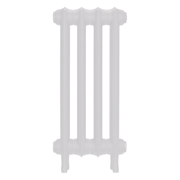 Emmeline III - Ceramic White Cast Iron Column Radiator H616mm x W296mm 3 Column - Wall Hung