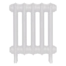 Emmeline III - Ceramic White Cast Iron Column Radiator H416mm x W363mm 3 Column - Wall Hung
