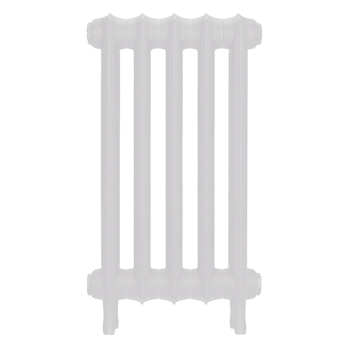 Emmeline III - Ceramic White Cast Iron Column Radiator H616mm x W363mm 3 Column - Wall Hung