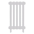 Emmeline III - Ceramic White Cast Iron Column Radiator H616mm x W363mm 3 Column - Wall Hung