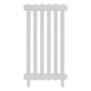 Emmeline III - Ceramic White Cast Iron Column Radiator H816mm x W429mm 3 Column - Wall Hung