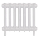 Emmeline III - Ceramic White Cast Iron Column Radiator H416mm x W496mm 3 Column - Wall Hung