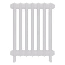 Emmeline III - Ceramic White Cast Iron Column Radiator H616mm x W496mm 3 Column - Wall Hung