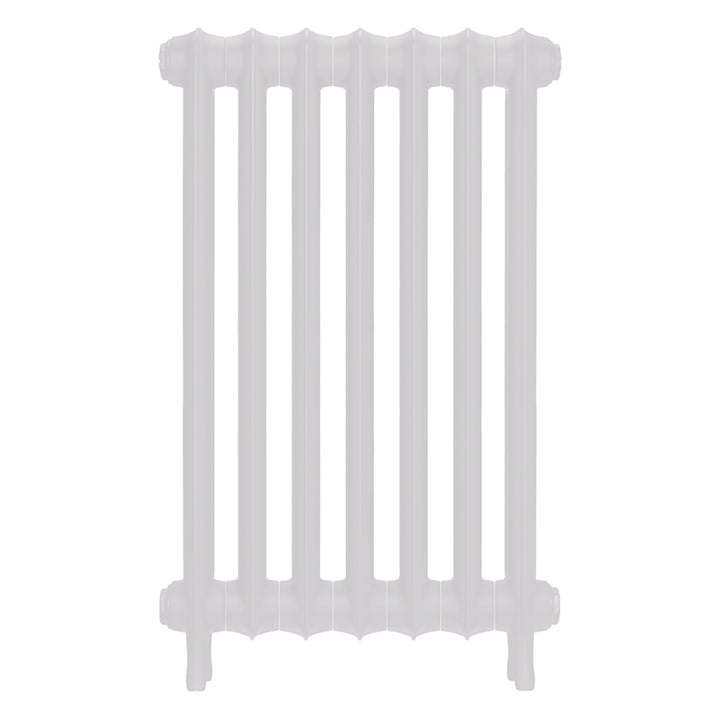 Emmeline III - Ceramic White Cast Iron Column Radiator H816mm x W496mm 3 Column - Wall Hung