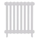 Emmeline III - Ceramic White Cast Iron Column Radiator H616mm x W562mm 3 Column - Wall Hung