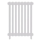 Emmeline III - Ceramic White Cast Iron Column Radiator H816mm x W562mm 3 Column - Wall Hung