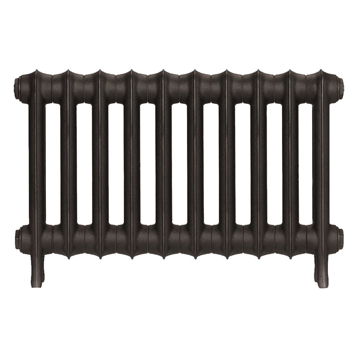 Emmeline I - Grey Bronze Cast Iron Column Radiator H407mm x W695mm 1 Column - Wall Hung