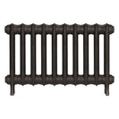 Emmeline I - Grey Bronze Cast Iron Column Radiator H407mm x W695mm 1 Column - Wall Hung