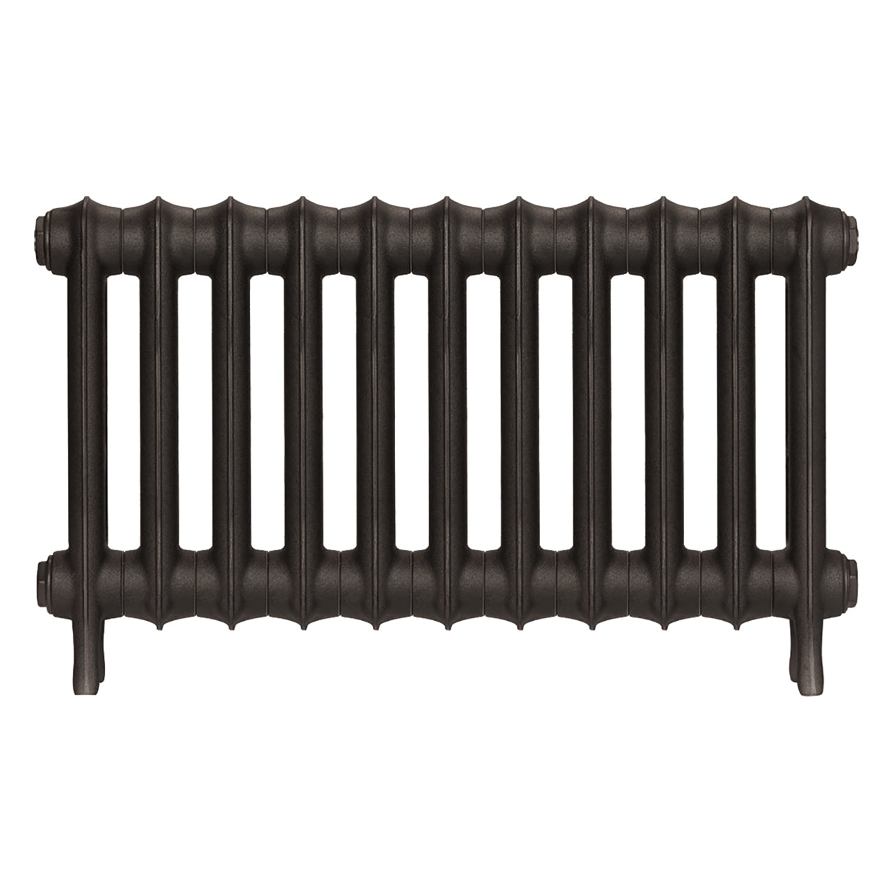Emmeline I - Grey Bronze Cast Iron Column Radiator H407mm x W762mm 1 Column - Wall Hung