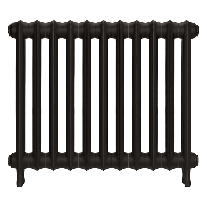 Emmeline I - Grey Bronze Cast Iron Column Radiator H607mm x W762mm 1 Column - Wall Hung