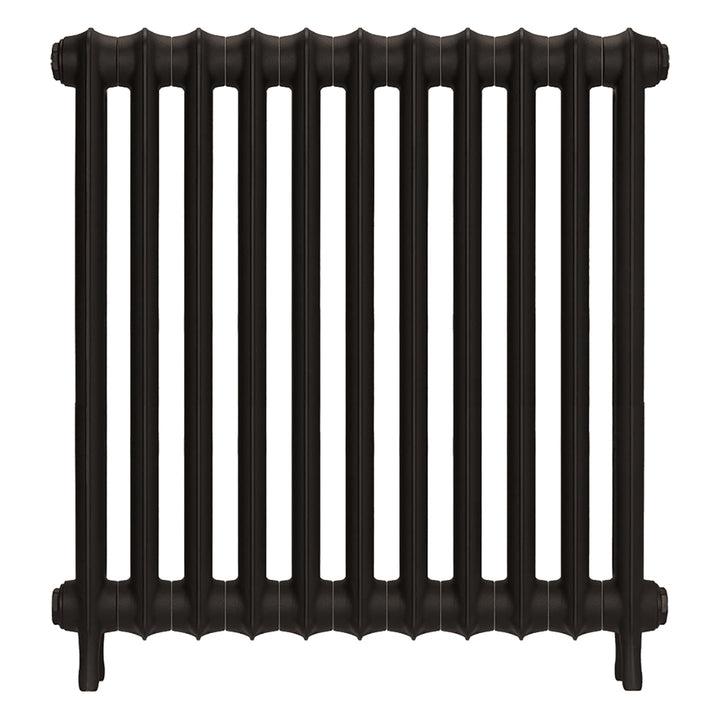Emmeline I - Grey Bronze Cast Iron Column Radiator H807mm x W762mm 1 Column - Wall Hung