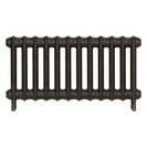 Emmeline I - Grey Bronze Cast Iron Column Radiator H407mm x W828mm 1 Column - Wall Hung