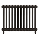 Emmeline I - Grey Bronze Cast Iron Column Radiator H607mm x W828mm 1 Column - Wall Hung
