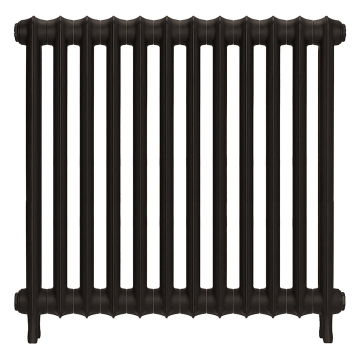 Emmeline I - Grey Bronze Cast Iron Column Radiator H807mm x W828mm 1 Column - Wall Hung