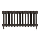 Emmeline I - Grey Bronze Cast Iron Column Radiator H407mm x W895mm 1 Column - Wall Hung