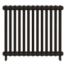 Emmeline I - Grey Bronze Cast Iron Column Radiator H807mm x W895mm 1 Column - Wall Hung