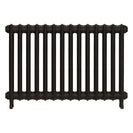 Emmeline I - Grey Bronze Cast Iron Column Radiator H607mm x W961mm 1 Column - Wall Hung