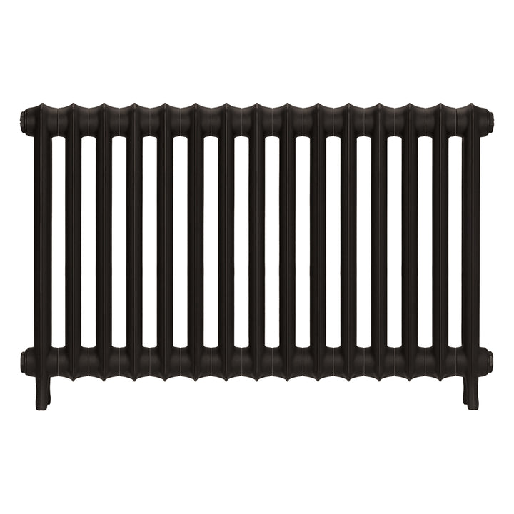Emmeline I - Grey Bronze Cast Iron Column Radiator H607mm x W1028mm 1 Column - Wall Hung