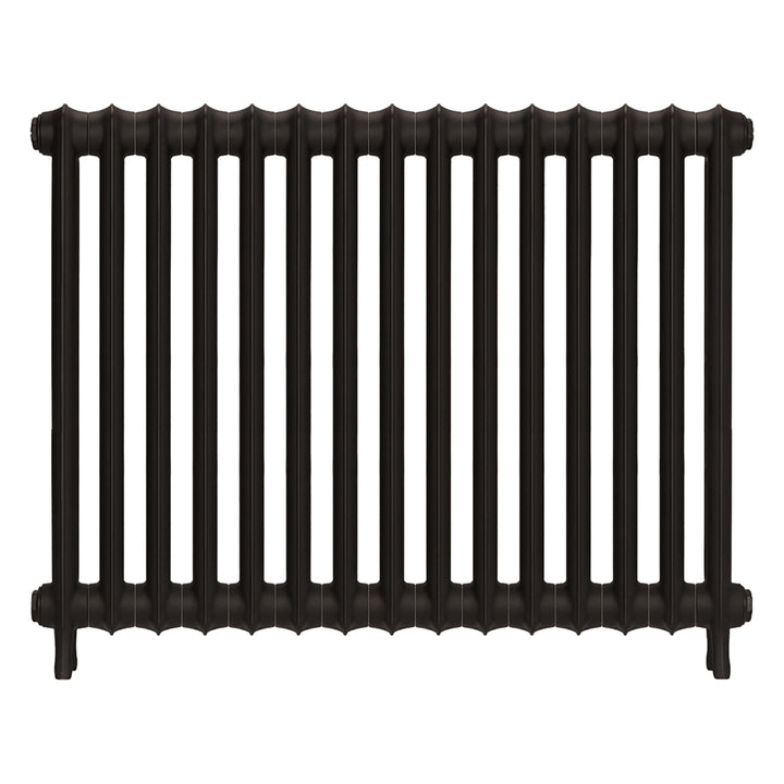 Emmeline I - Grey Bronze Cast Iron Column Radiator H807mm x W1028mm 1 Column - Wall Hung