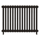 Emmeline I - Grey Bronze Cast Iron Column Radiator H807mm x W1028mm 1 Column - Wall Hung