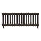 Emmeline I - Grey Bronze Cast Iron Column Radiator H407mm x W1094mm 1 Column - Wall Hung