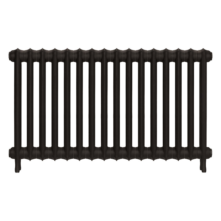 Emmeline I - Grey Bronze Cast Iron Column Radiator H607mm x W1094mm 1 Column - Wall Hung